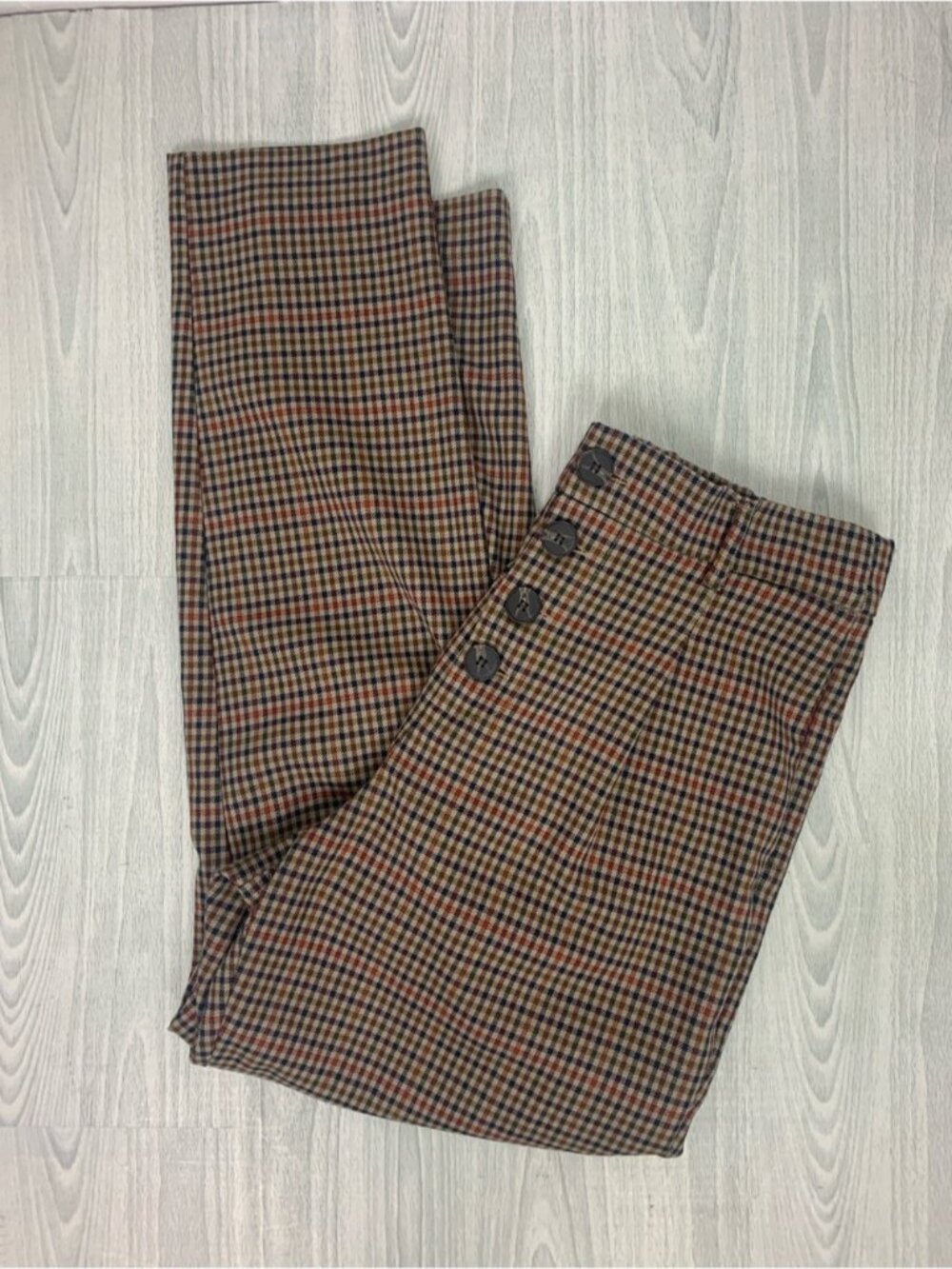 Zara Plaid Pants - Picture 7 of 9